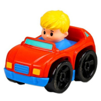 Fisher price little people mini autíčko suv červené, mattel drg94