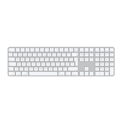 Apple Magic Keyboard s Touch ID a číselnou klávesnicí - česká