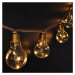 SOLIGHT 1V242 LED dekorativní žárovky na přírodním provazu, 10x žárovka, 30LED, 180cm, časovač 3