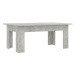 Konferenční stolek betonově šedý 100 × 60 × 42 cm dřevotříska