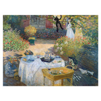 Obrazová reprodukce Monet's garden at Argenteuil (1873), Claude Monet, 40 × 30 cm