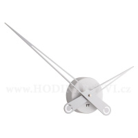 Designové nástěnné hodiny Future Time FT9650SI Hands silver 60cm