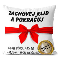 Impar polštář Zachovej klid - rok narození 2022