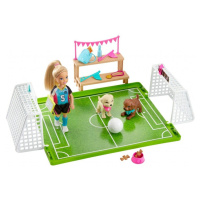 Barbie chelsea fotbalistka herní set, mattel ghk37