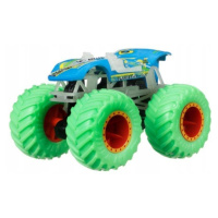 Hot wheels® monster trucks svítící ve tmě twin mill, mattel hcb52