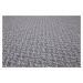 Vopi koberce AKCE: 80x80 (průměr) kruh cm Kusový koberec Toledo šedé kruh - 80x80 (průměr) kruh 