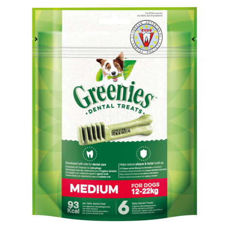 Výhodné balení Greenies zubní péče - žvýkací snack 170 g / 340 g - Medium (3 x 170 g)