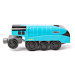 Bigjigs Rail Elektrická lokomotiva Mallard modrá