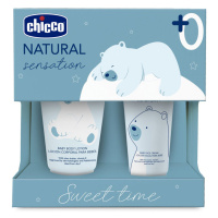 CHICCO Set dárkový kosmetický Natural Sensation - Sweet Time 0m+
