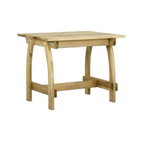 Zahradní stůl 110 × 74 × 75 cm impregnované borové dřevo, 318403 SHUMEE