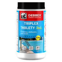 Debbex Bazénová chemie Cranit Triplex tablety 3v1 - dezinfekce, proti řasám a vločkování 1kg