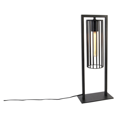 Moderní stolní lampa černá - Balenco Wazo QAZQA