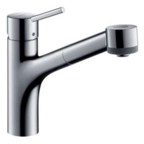 Dřezová baterie Hansgrohe Talis s vytahovací sprškou, 2 proudy chrom 73860000