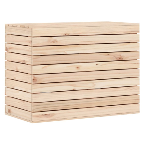 vidaXL Koš na prádlo 88,5 x 44 x 66 cm masivní borové dřevo