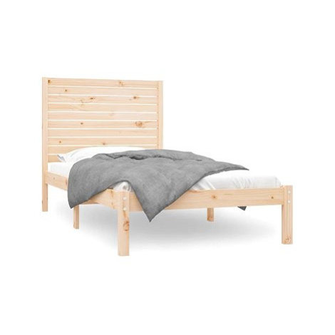 Rám postele masivní dřevo 90 × 200 cm, 3104593 SHUMEE