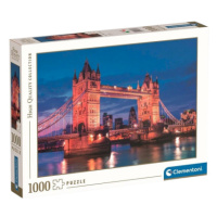 Clementoni - Puzzle 1000 Tower Bridge v noci