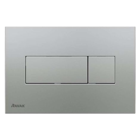 Ravak UNI - Ovládací tlačítko pro WC, satin X01456