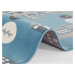 Hanse Home Collection koberce Dětský koberec Adventures 105531 Sky Blue Rozměry koberců: 80x150