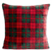 Vánoční polštář | TARTAN | kostkovaný | 45x45 cm | XM22 937853 Varianta: Povlak na polštář - 45x