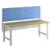 Treston Dílenský stůl, stavebnicový systém, se 2 děrovanými deskami, deska z překližky Multiplex