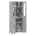 vidaXL Skříň highboard betonově šedá 69,5x34x180 cm kompozitní dřevo