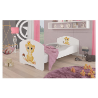 Dětská postel s obrázky - čelo Pepe Rozměr: 160 x 80 cm, Obrázek: Simba