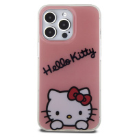 Zadní kryt Hello Kitty IML Daydreaming Logo pro Apple iPhone 13 Pro, růžová