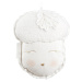 Cotton &amp; Sweets Závěsná dekorace dubový ořech bílá 23x29x10cm