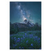 Fotografie Milky Way Above Mt. Jefferson, Steve Schwindt, 26.7 × 40 cm