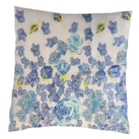 Chanar Polštářek Květy světle modré 40×40 cm