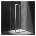 OMNIRES BRONX sprchový kout s posuvnými dveřmi, 100 x 80 cm chrom / transparent /CRTR/ BR1080CRT