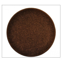 Eton hnědý koberec kulatý - 100 cm