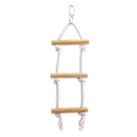 Bird Jewell hračka závěsná dřevo + provaz 12 × 40cm