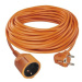 Prodlužovací kabel 30 m / 1 zásuvka / oranžový / PVC / 250 V / 1,5 mm2