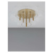 NOVA LUCE stropní svítidlo GATLIN mosazný zlatý kov a akryl LED 41W 230V 3000K IP20 stmívatelné 