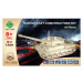 Woodcraft construction kit Woodcraft Dřevěné 3D puzzle tank IS 2