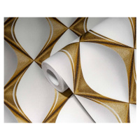 P492440001 A.S. Création vliesová tapeta na zeď Styleguide Jung 2024 geometrická s metalickým de