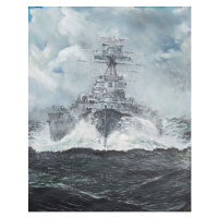 Obrazová reprodukce HMS Hood heads for Bismarck 23rd May 1941, 2014,, Vincent Alexander Booth, 3