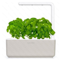 Click and Grow Smart Garden 3 chytrý květináč + 3ks kapslí se semínky bazalky bílý