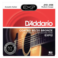 D'Addario EXP12 80/20 Acoustic Bronze Super Medium - .013 - .056