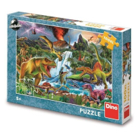 Puzzle Boj dinosaurů 100 XL dílků - Dino