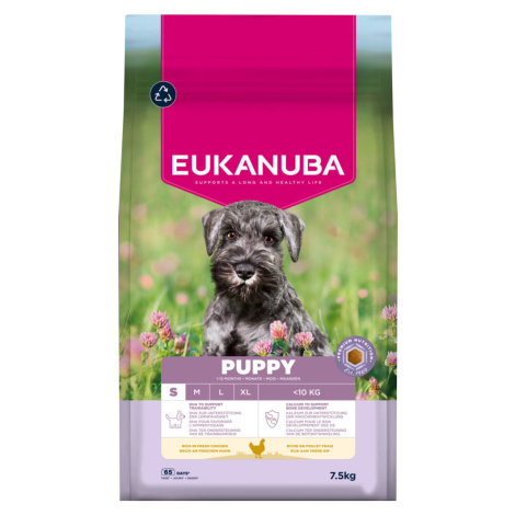 Eukanuba Premium Nutrition Puppy Small Breed Chicken - výhodné balení: 2 x 7,5 kg