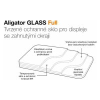 Ochranné tvrzené sklo ALIGATOR GLASS FULL Honor 70, černá