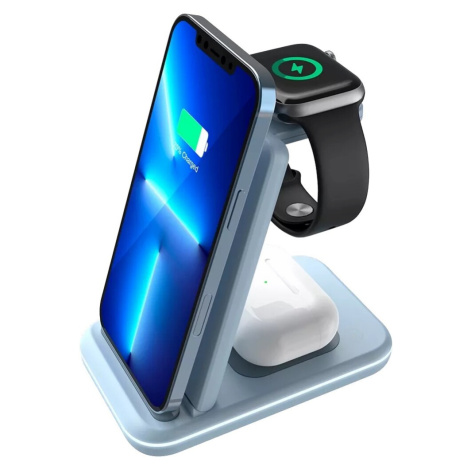Modré nabíječky pro mobilní telefony a tablety