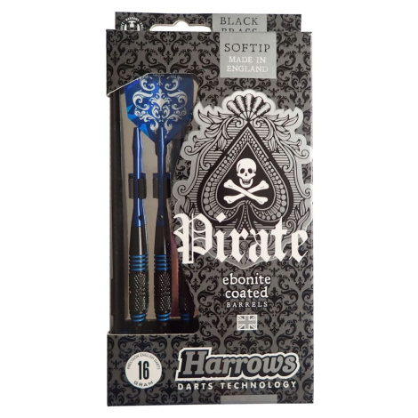 Harrows Šipky Pirate soft 16g K blue