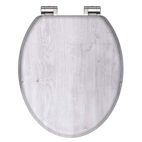 WC sedátko Light  Wood - světle šedé dřevo,  MDF sedátko soft close (SCHÜTTE LIGHT WOOD)
