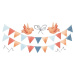 Arch samolepek 55x24 cm Colorful Pennants – Lilipinso