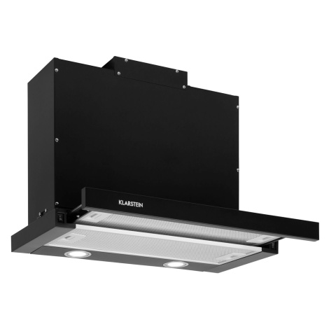 Klarstein Mariana 60, digestoř, 60 cm, vestavná, 500 m³/h, LED, černá