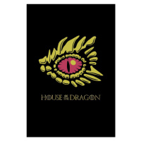 Umělecký tisk House of Dragon - Dragon Eye, 26.7 × 40 cm