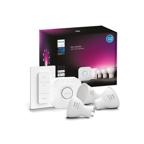 Philips Hue White and Color ambiance 5.7W GU10 starter kit